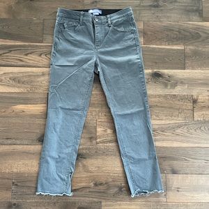 Democracy Womens Ab Solution Scallop Edge Jean